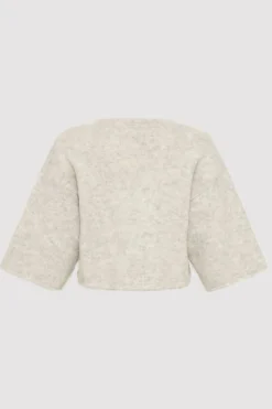 T-Shirts*St. Agni Alpaca Cropped Tee - Light Grey