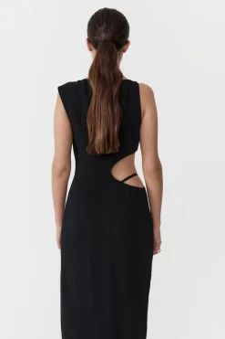 Dresses*St. Agni Arc Cut Out Dress - Black