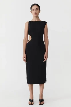 Dresses*St. Agni Arc Cut Out Dress - Black