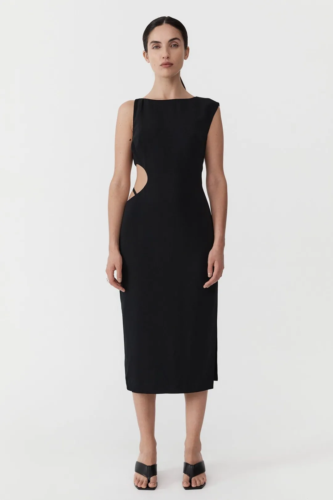 Dresses*St. Agni Arc Cut Out Dress - Black