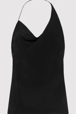 Tops*St. Agni Asymm Drape Top - Washed Black