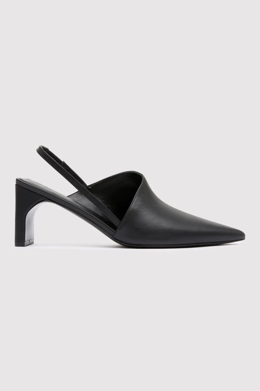 Heels*St. Agni Asymmetric Heel - Black