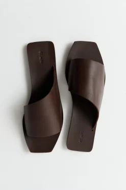 Slides*St. Agni Asymmetric Slide - Chocolate