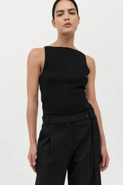 Tops*St. Agni Ava Knit Top - Jet Black