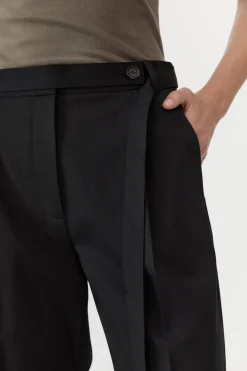 Tailoring*St. Agni Belted Pants - Black
