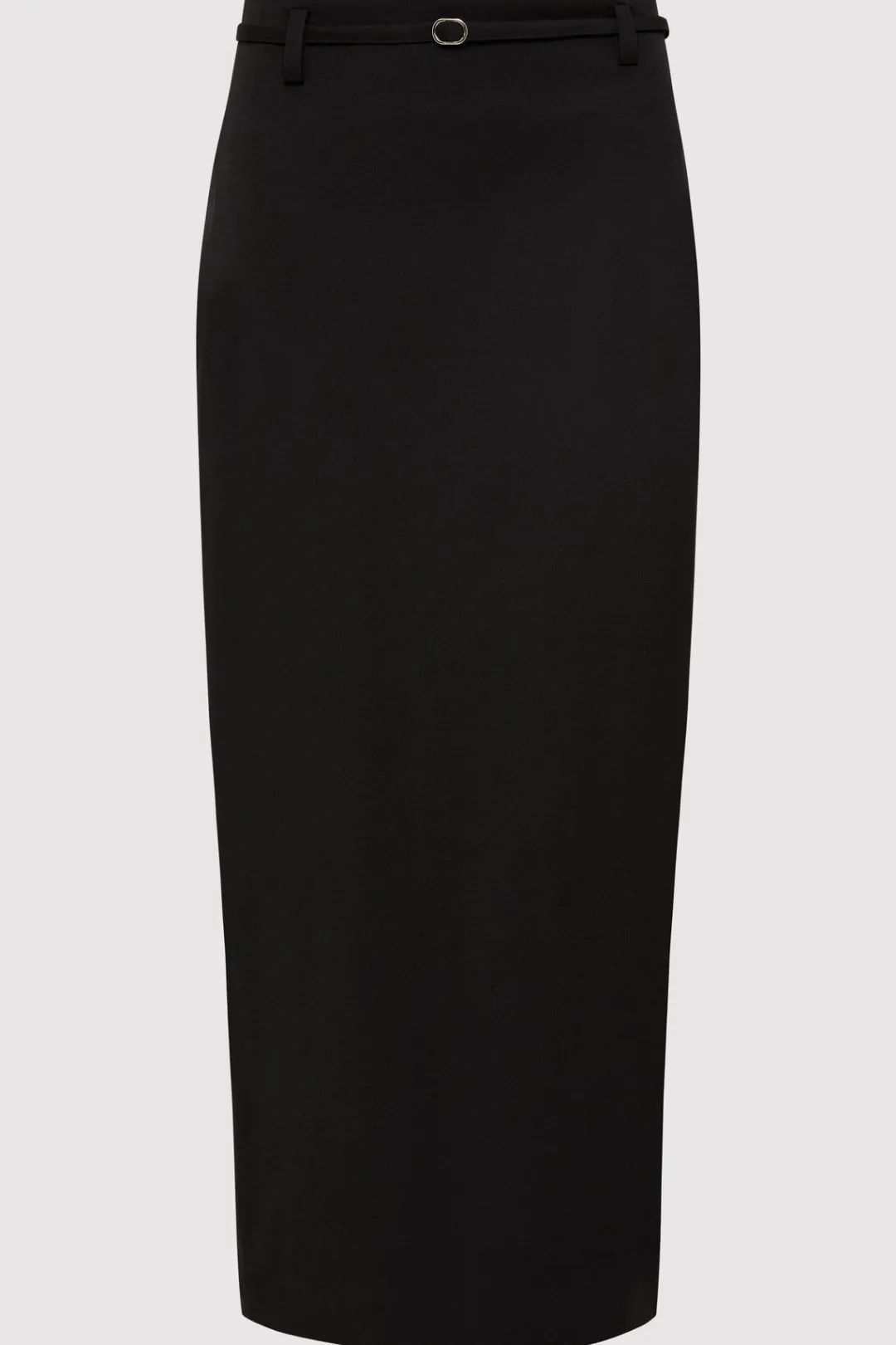 Tailoring*St. Agni Belted Pencil Skirt - Black