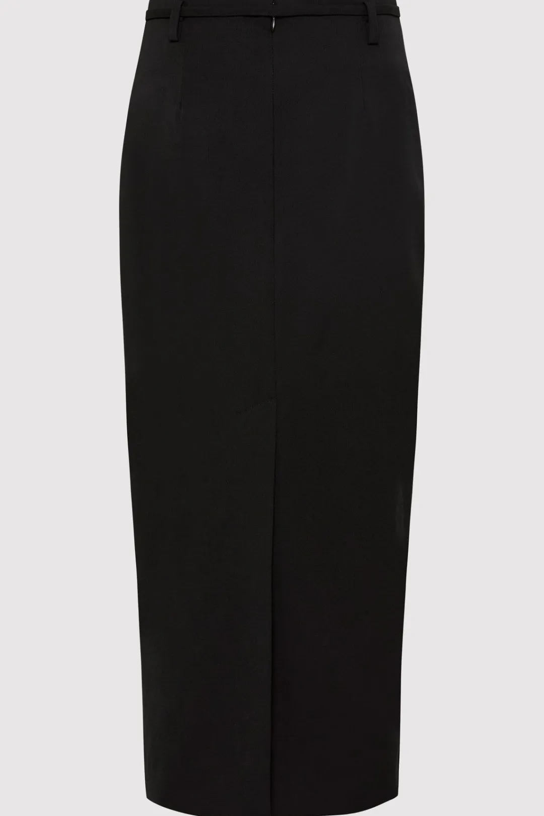 Tailoring*St. Agni Belted Pencil Skirt - Black