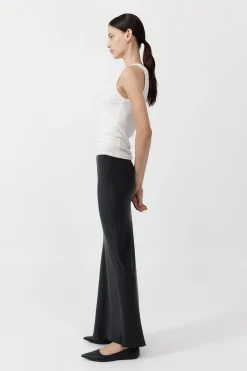 Skirts*St. Agni Bias Slip Skirt - Black