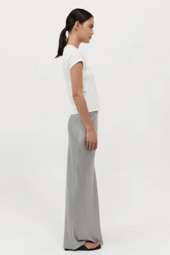 Skirts*St. Agni Bias Slip Skirt - Silver