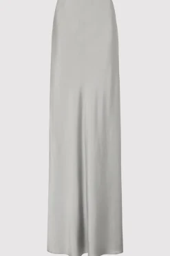 Skirts*St. Agni Bias Slip Skirt - Silver