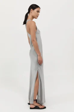 Dresses*St. Agni Bias Tank Dress - Silver