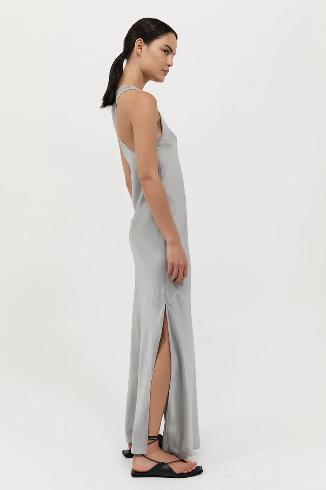 Dresses*St. Agni Bias Tank Dress - Silver