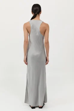 Dresses*St. Agni Bias Tank Dress - Silver