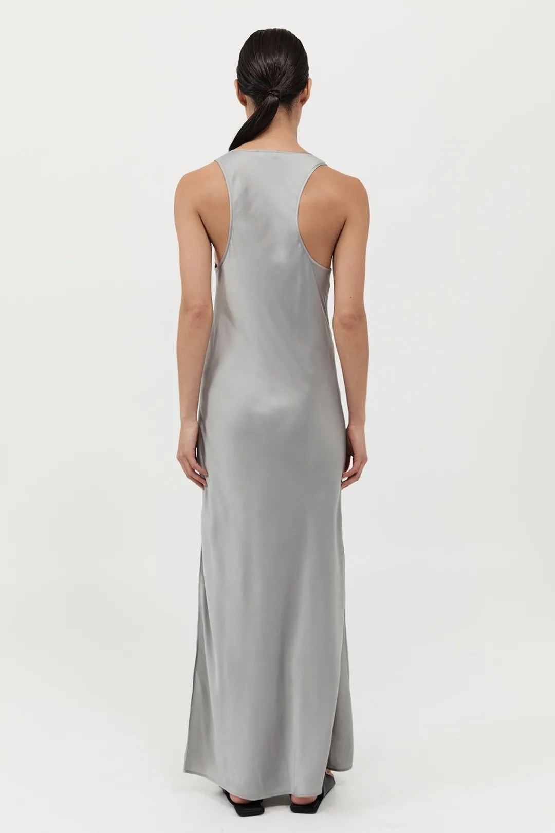 Dresses*St. Agni Bias Tank Dress - Silver
