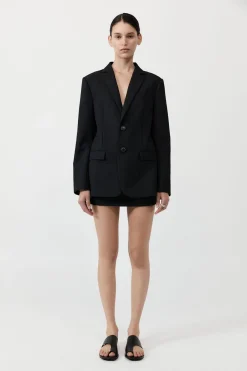 Jackets*St. Agni Carter Blazer - Black