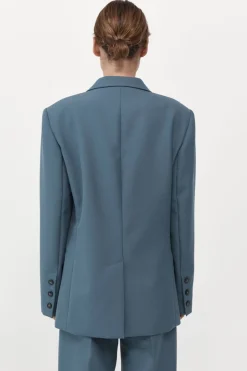 Tailoring*St. Agni Carter Blazer - Slate