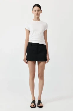 Tailoring*St. Agni Carter Mini Skirt - Black