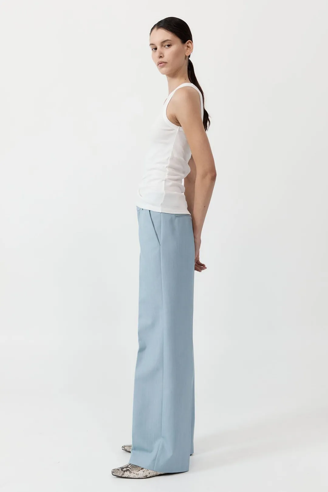 Pants*St. Agni Carter Trousers - Stone Blue