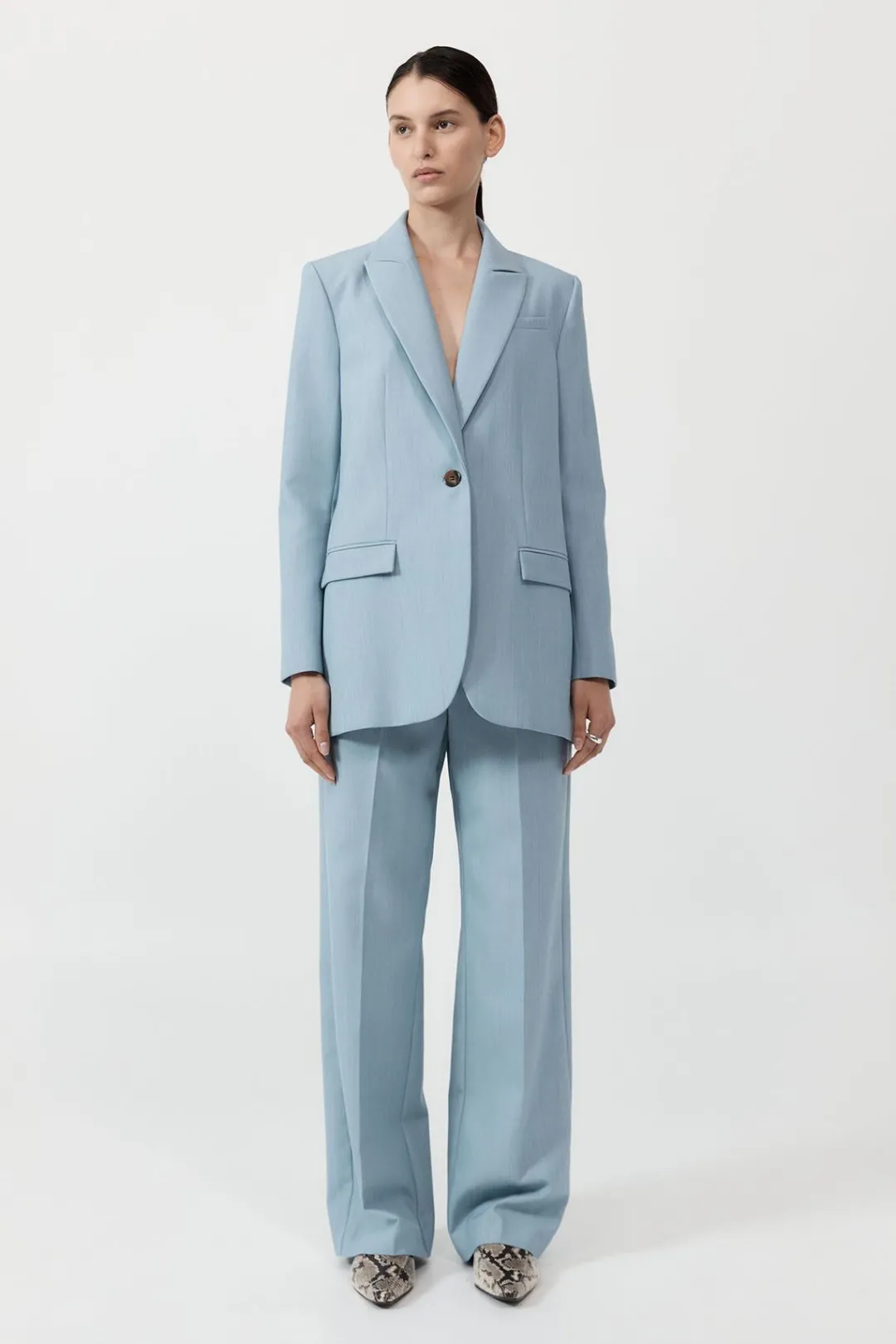 Pants*St. Agni Carter Trousers - Stone Blue