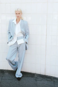 Tailoring*St. Agni Carter Trousers - Stone Blue