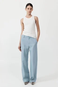 Unisex*St. Agni Carter Trousers - Stone Blue