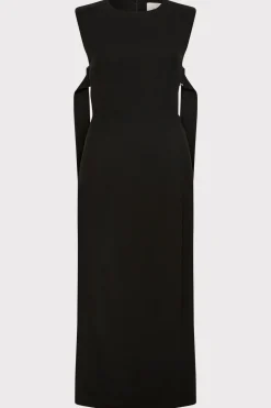 Tailoring*St. Agni Classic Side Detail Dress - Black