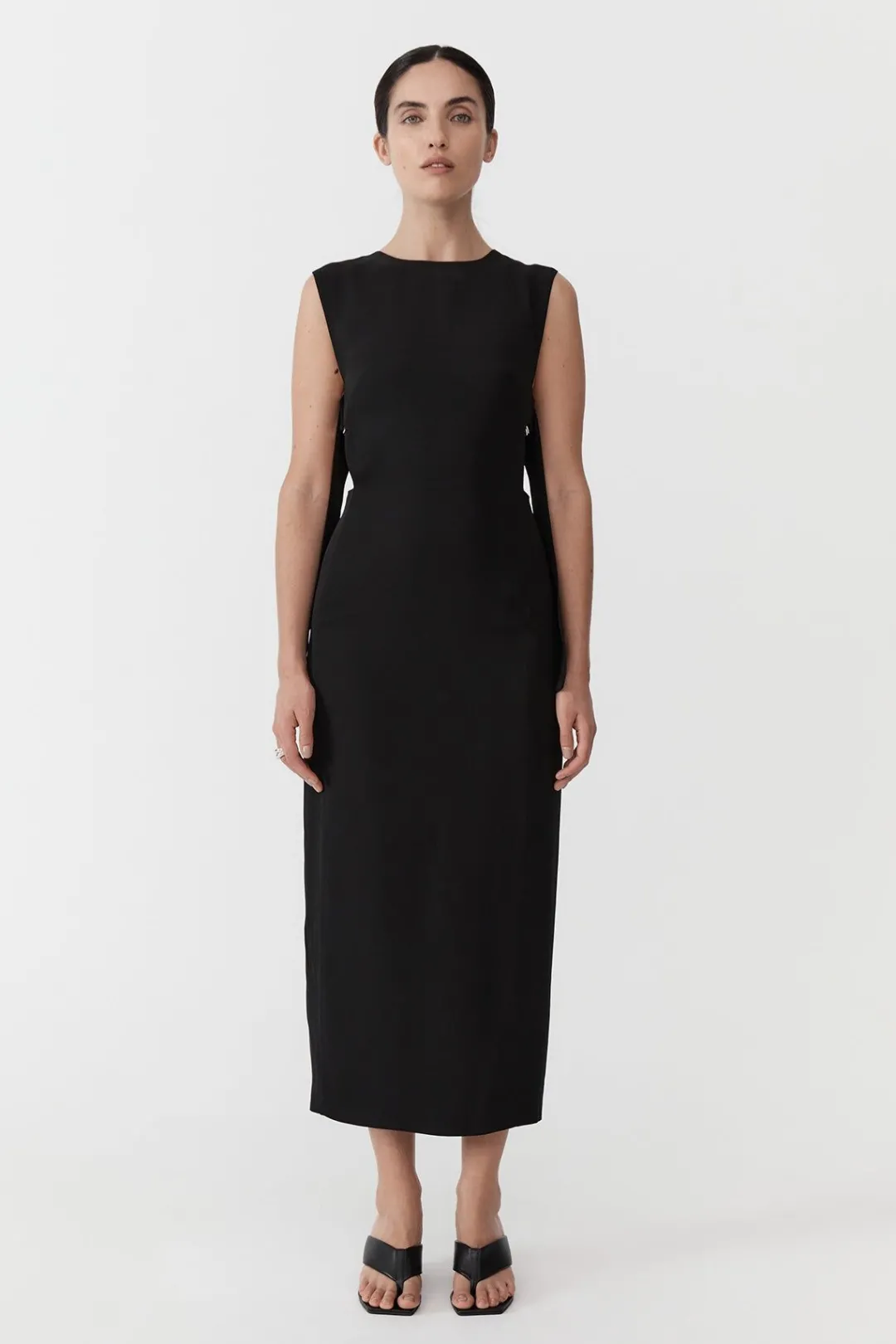Dresses*St. Agni Classic Side Detail Dress - Black
