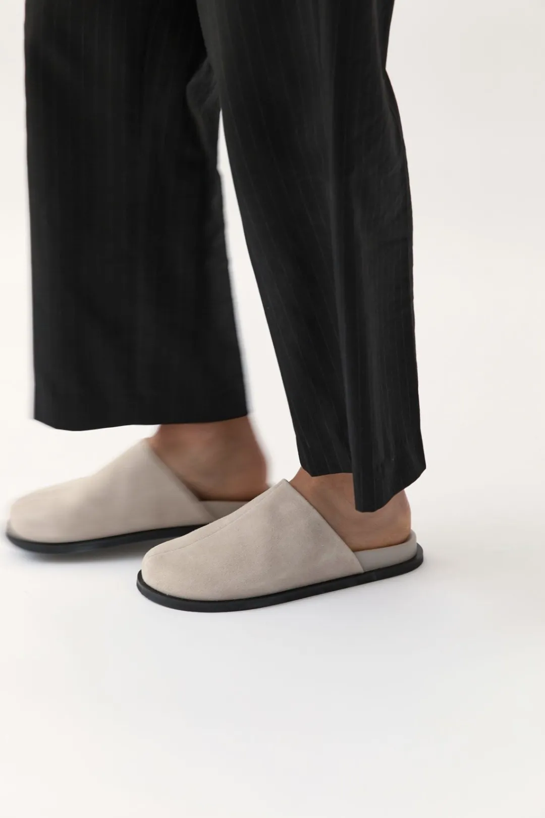Unisex*St. Agni Claudia Mule - Chalk