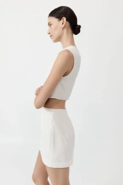 Dresses*St. Agni Clip Buckle Mini Dress - Off White