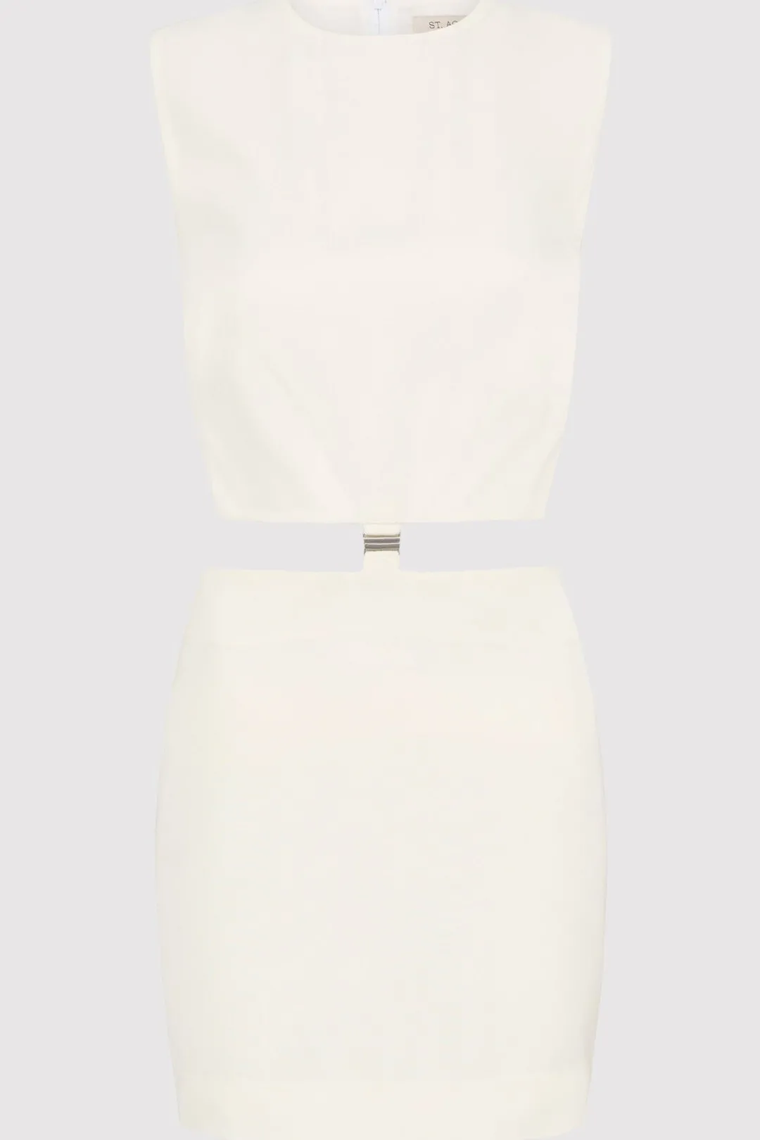 Dresses*St. Agni Clip Buckle Mini Dress - Off White