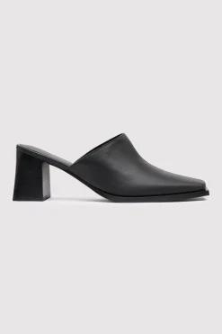 Heels*St. Agni Clog Heel - Black