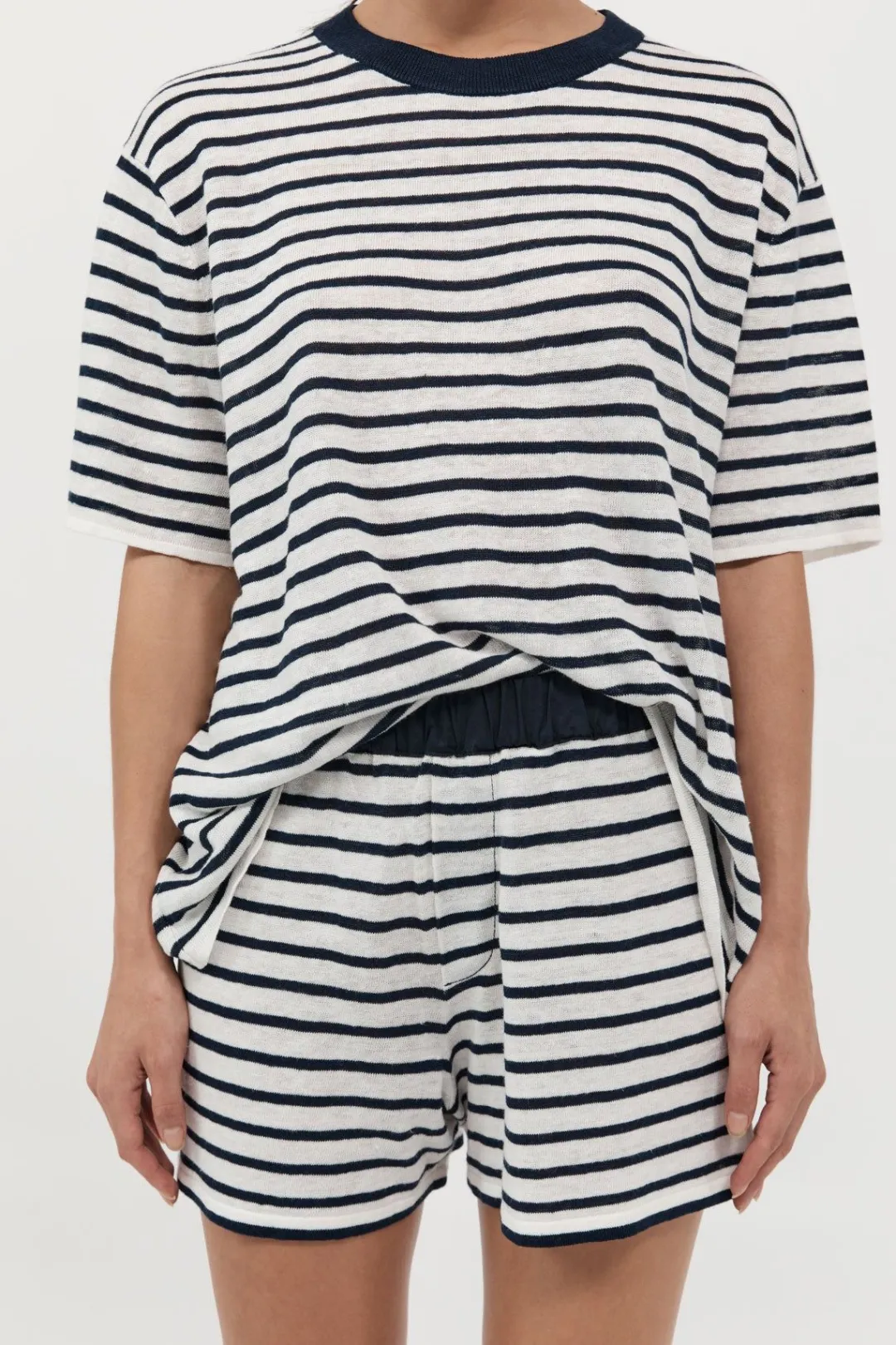 Shorts*St. Agni Copain Knit Shorts - Brenton Stripe