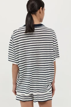 Shorts*St. Agni Copain Knit Shorts - Brenton Stripe