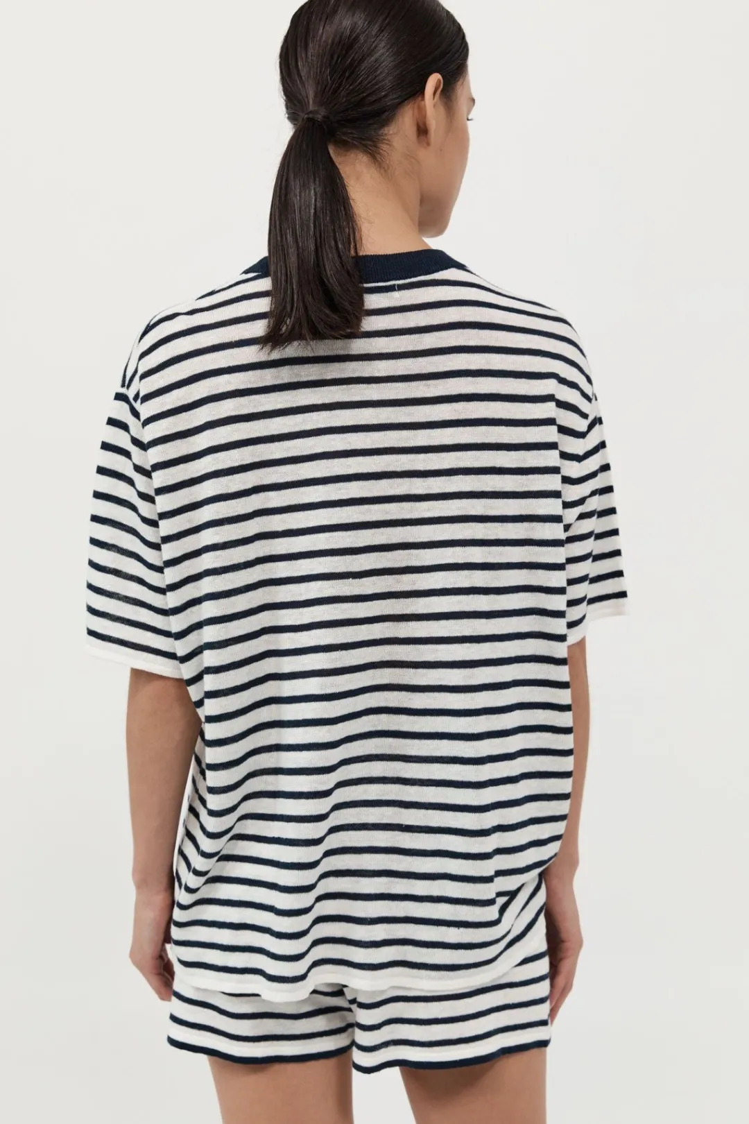 Shorts*St. Agni Copain Knit Shorts - Brenton Stripe