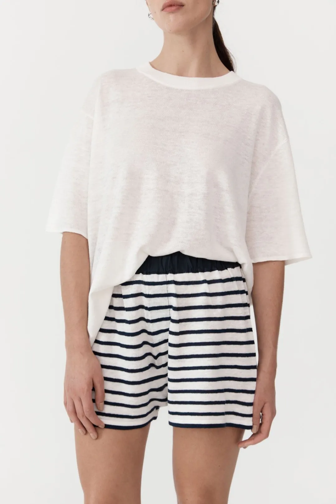 Shorts*St. Agni Copain Knit Shorts - Brenton Stripe