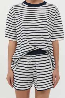 Knitwear*St. Agni Copain Knit Shorts - Brenton Stripe