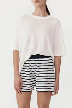 Knitwear*St. Agni Copain Knit Shorts - Brenton Stripe