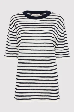 Tops*St. Agni Copain Knit Tee - Brenton Stripe
