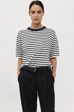 Basics*St. Agni Copain Knit Tee - Brenton Stripe