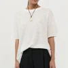 T-Shirts*St. Agni Copain Knit Tee - Off White