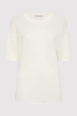 T-Shirts*St. Agni Copain Knit Tee - Off White