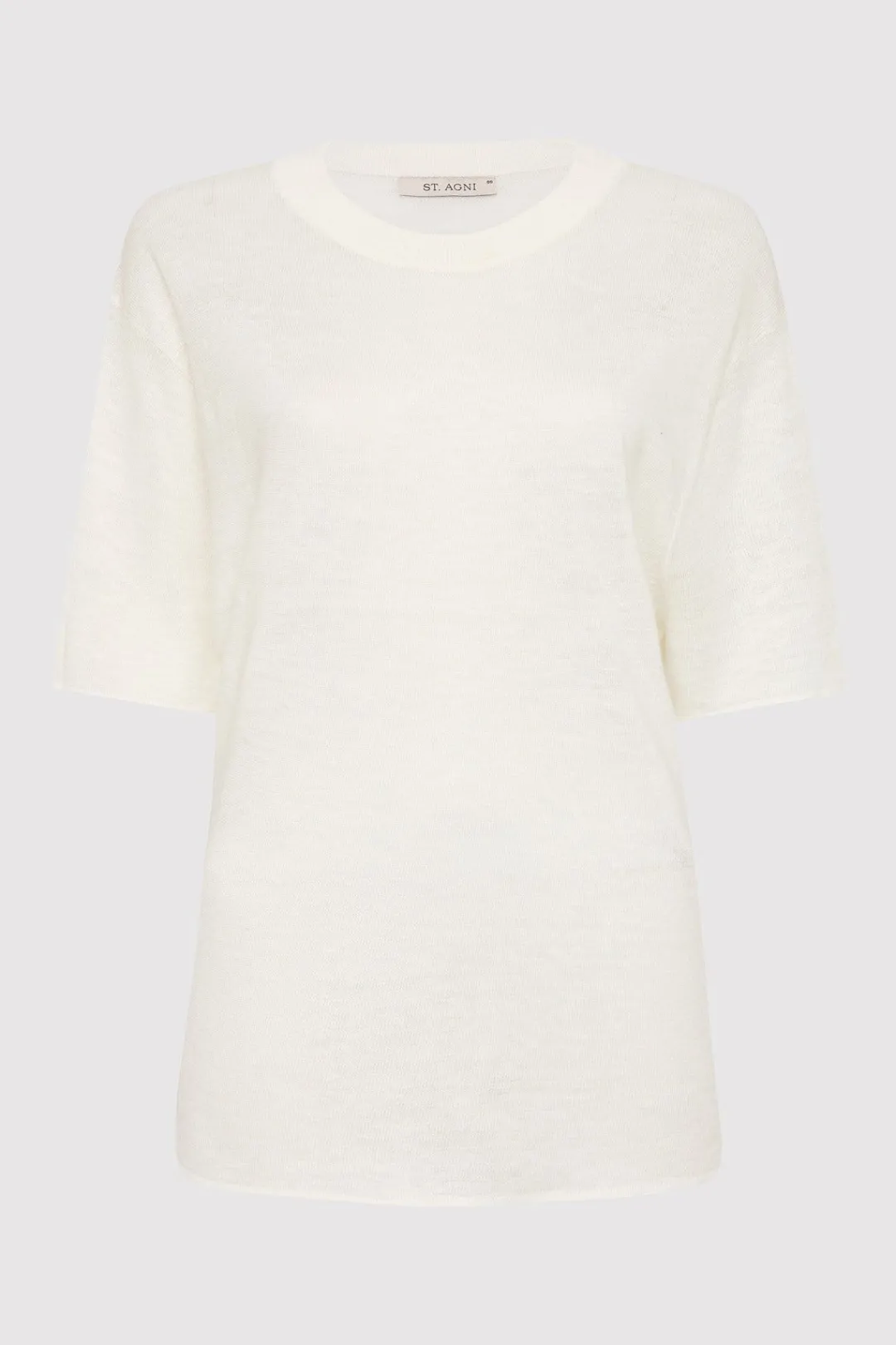 T-Shirts*St. Agni Copain Knit Tee - Off White