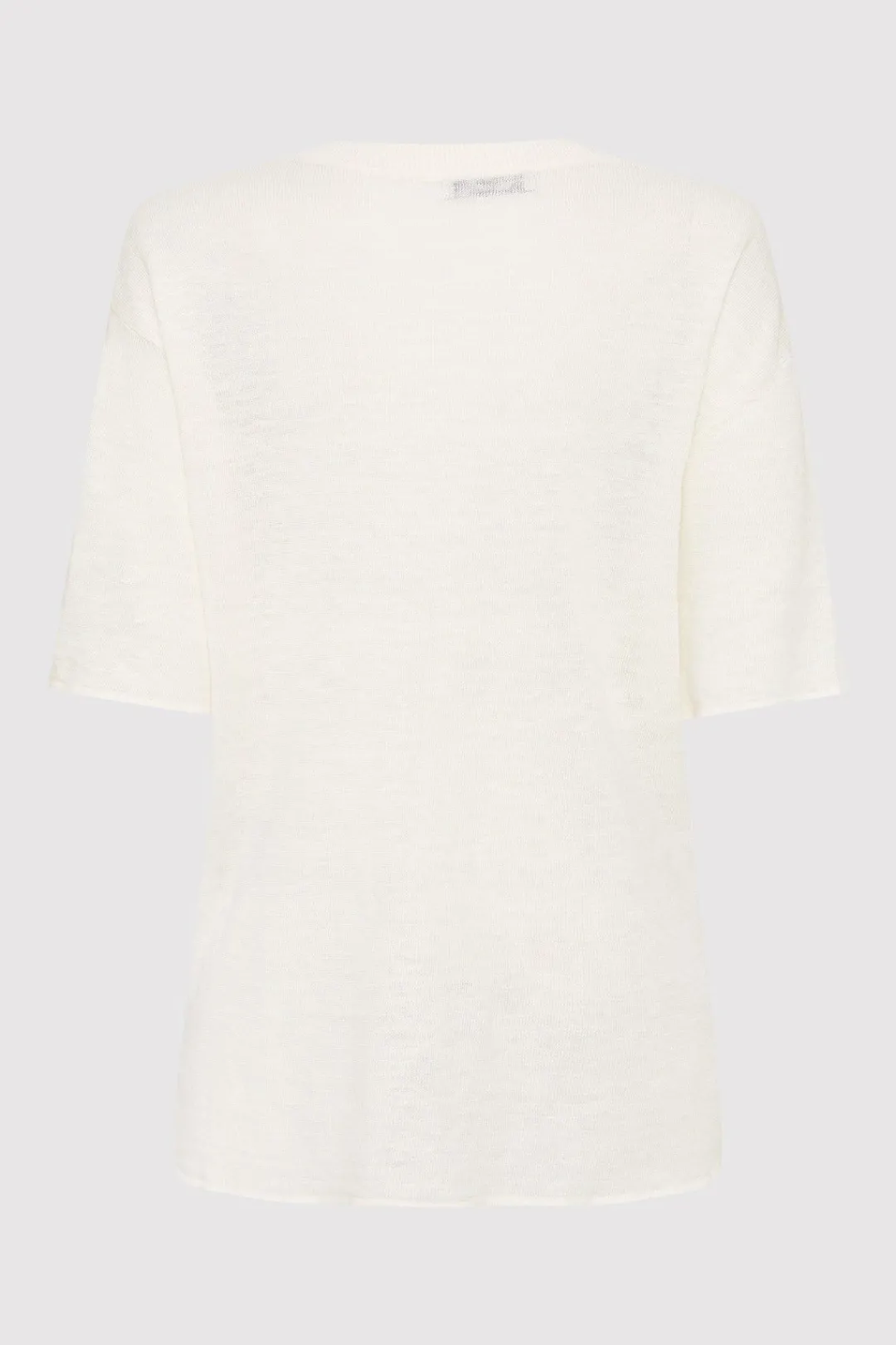 T-Shirts*St. Agni Copain Knit Tee - Off White