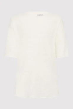 Tops*St. Agni Copain Knit Tee - Off White