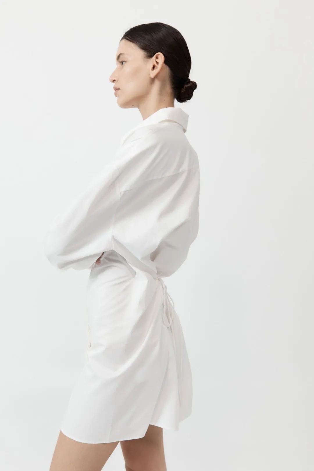 Shirts*St. Agni Cotton Oversized Shirt Dress - White