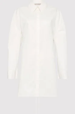Shirts*St. Agni Cotton Oversized Shirt Dress - White