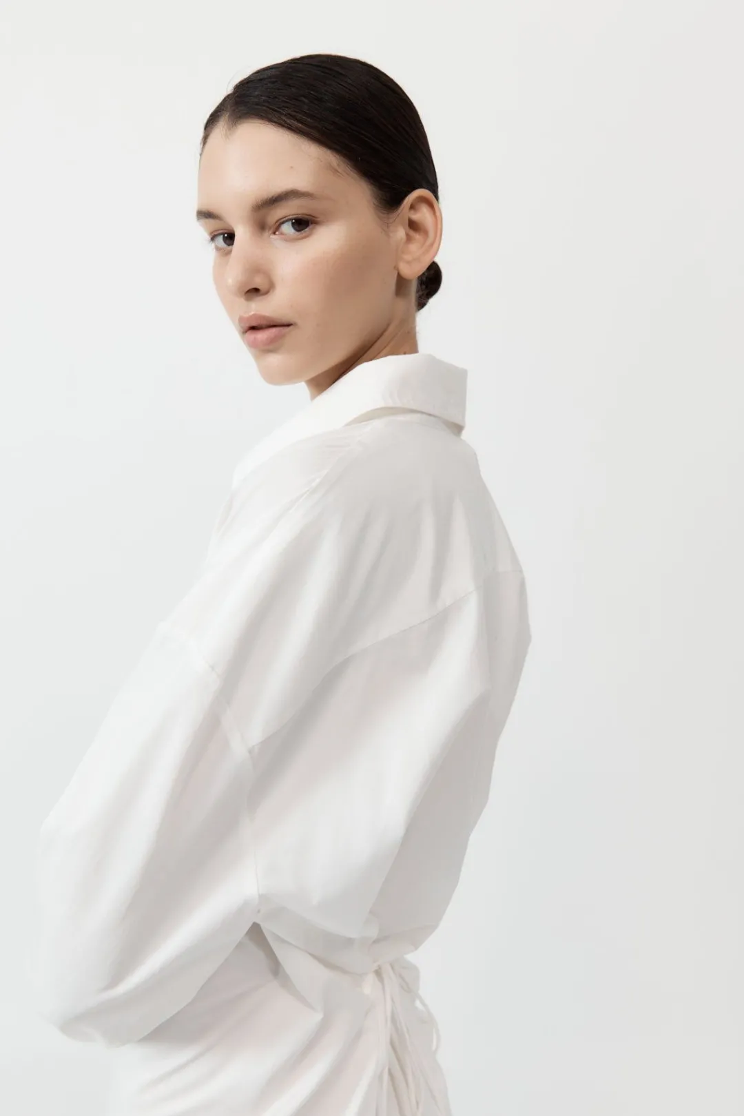 Dresses*St. Agni Cotton Oversized Shirt Dress - White