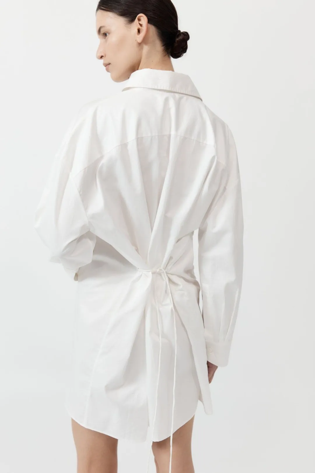 Dresses*St. Agni Cotton Oversized Shirt Dress - White