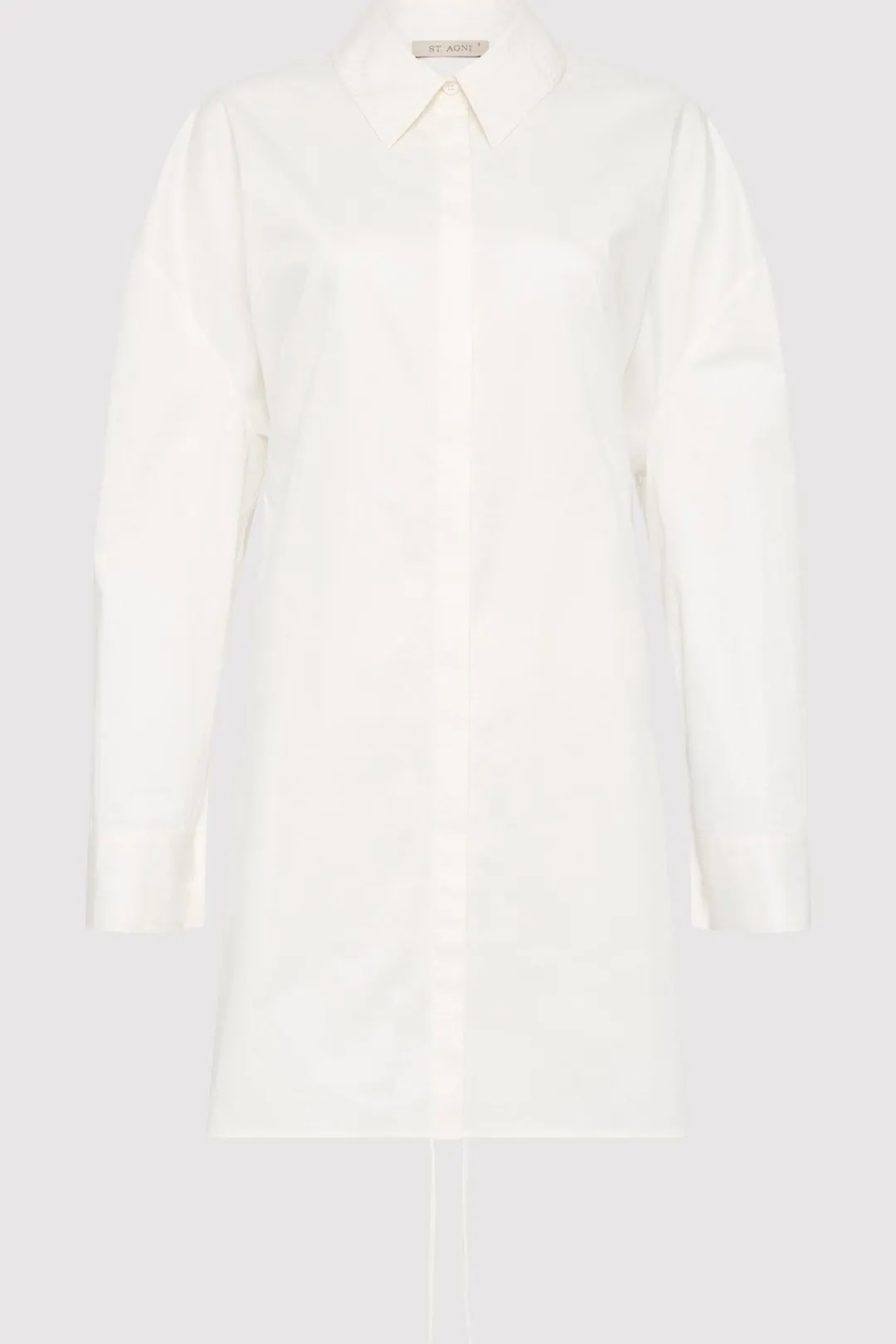 Dresses*St. Agni Cotton Oversized Shirt Dress - White