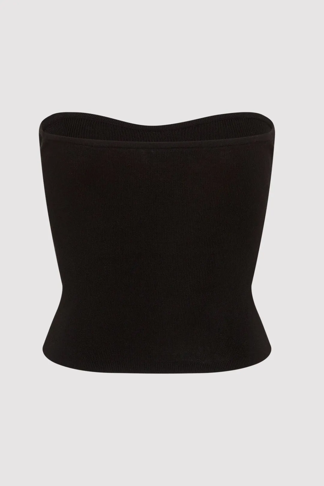 Tops*St. Agni Curve Knit Top - Black